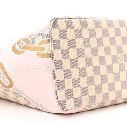 Louis Vuitton Damier Azur Nautical Neverfull MM 9 of 10