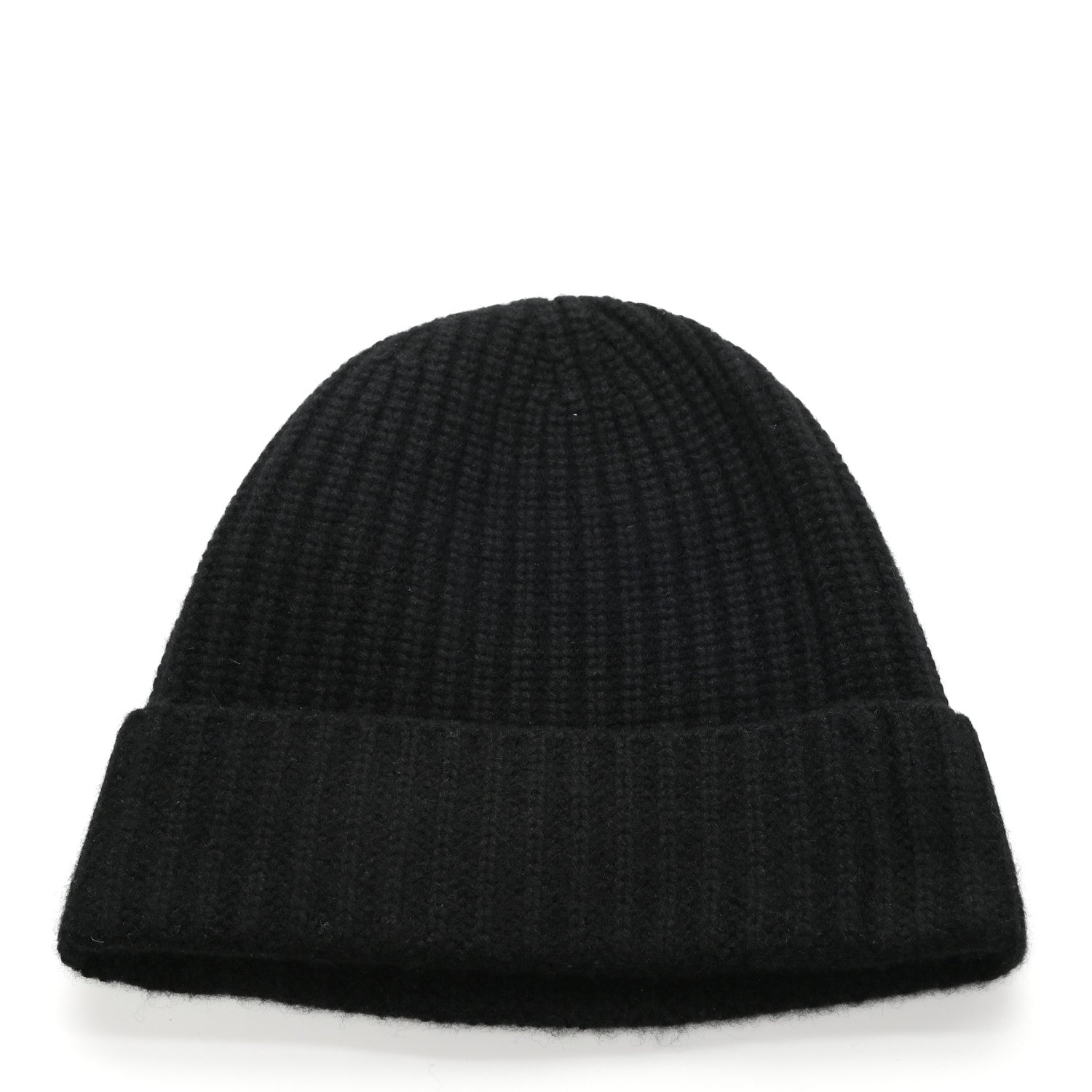 Chanel Cashmere CC Brooch Beanie Hat Black 3 of 5