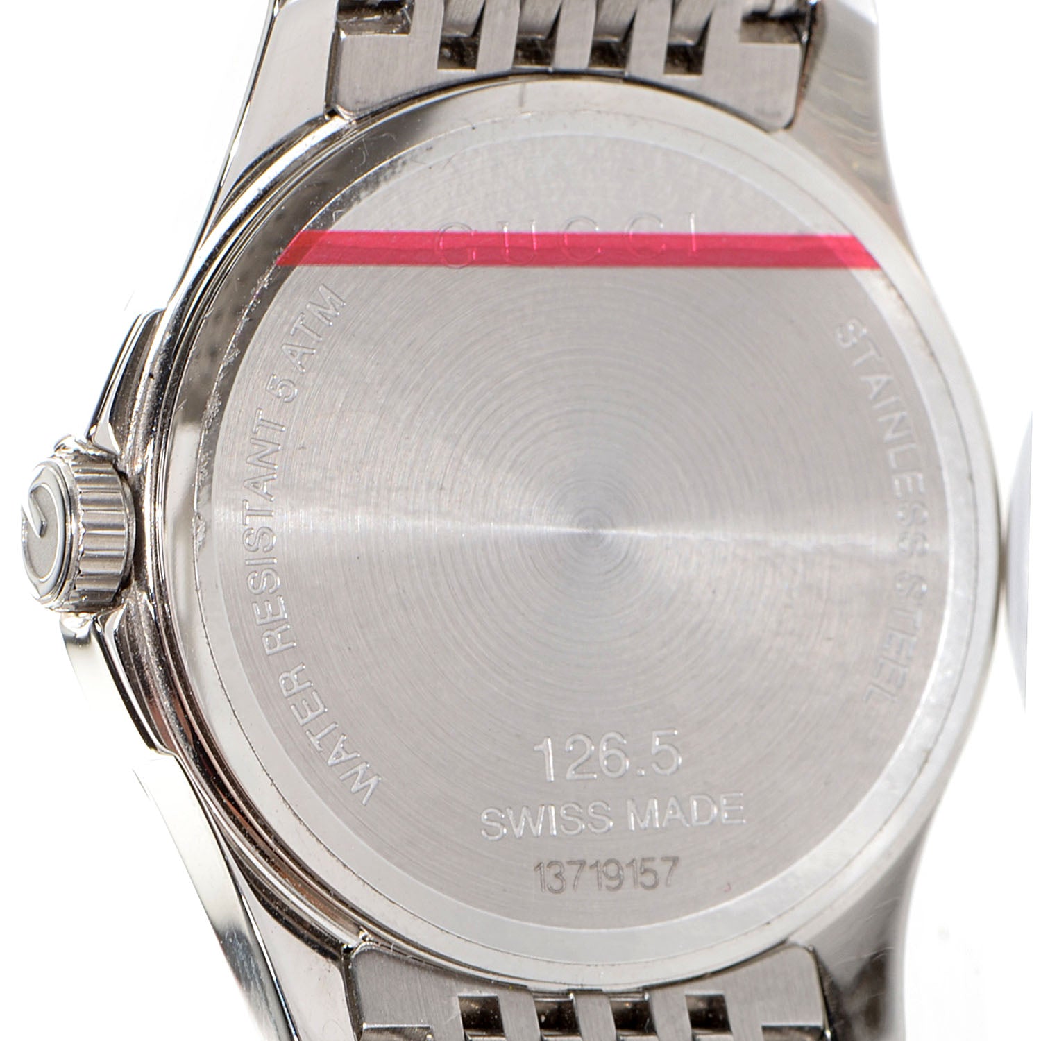 Gucci Stainless Steel Diamond 27mm G-Timeless Quartz Watch Black 5 of 8