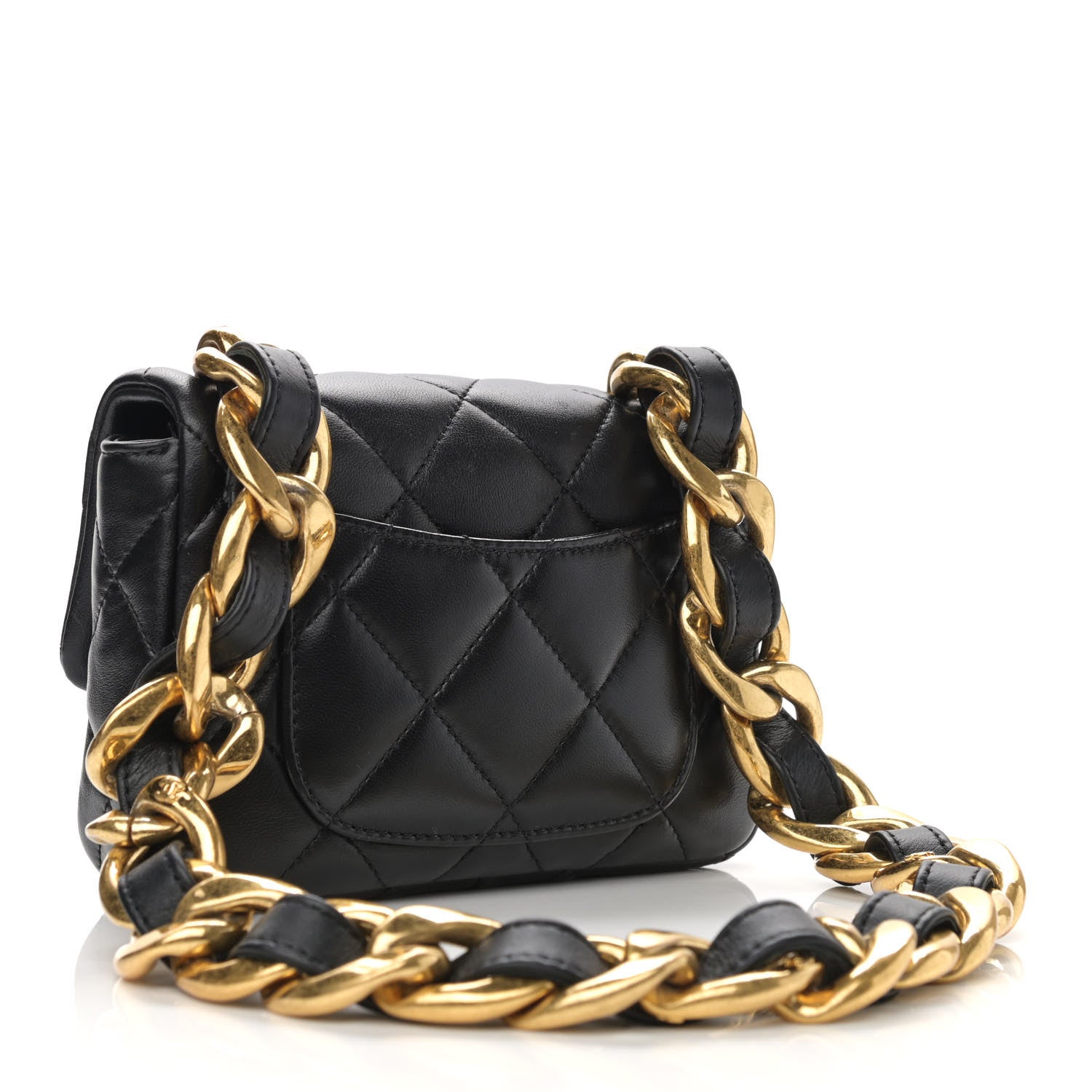Chanel Lambskin Quilted Mini Funky Town Flap Black 3 of 11