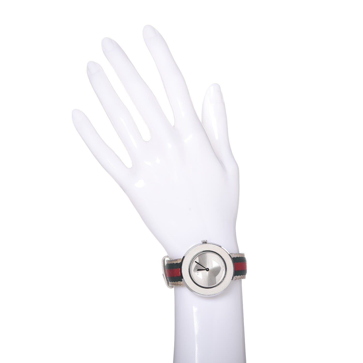 Gucci Stainless Steel Nylon 36mm U-Play Quartz Watch 2 of 16