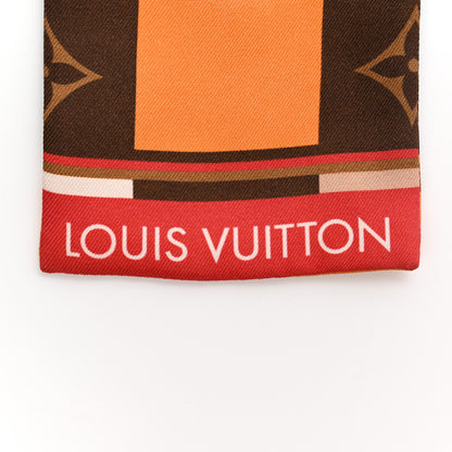 Louis Vuitton Silk Monogram Check Bandeau Beige 2 of 4