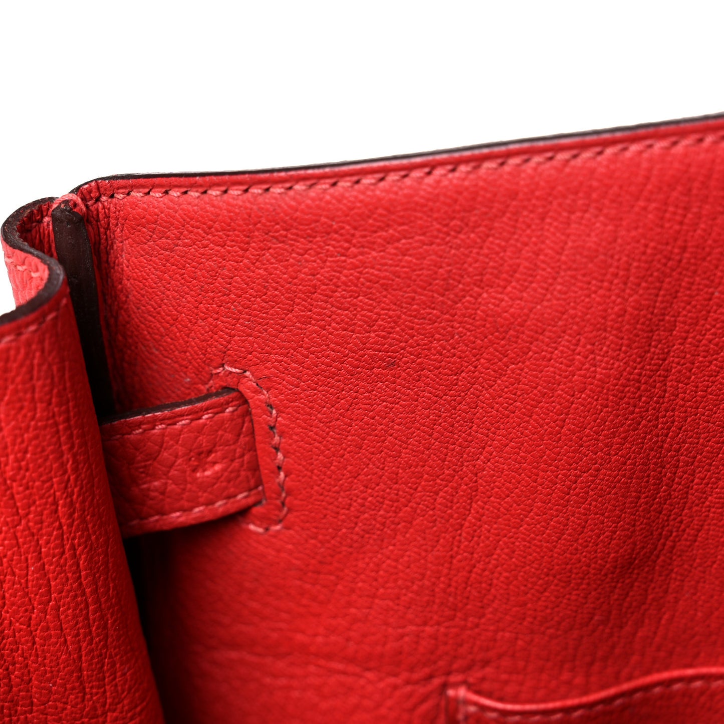 Togo Birkin 35 Rouge Pivoine