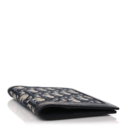 Christian Dior Calfskin Oblique Passport Holder Blue 4 of 8