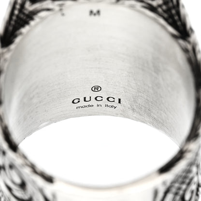 Gucci Sterling Silver Letter N Ring 57 8 5 of 6