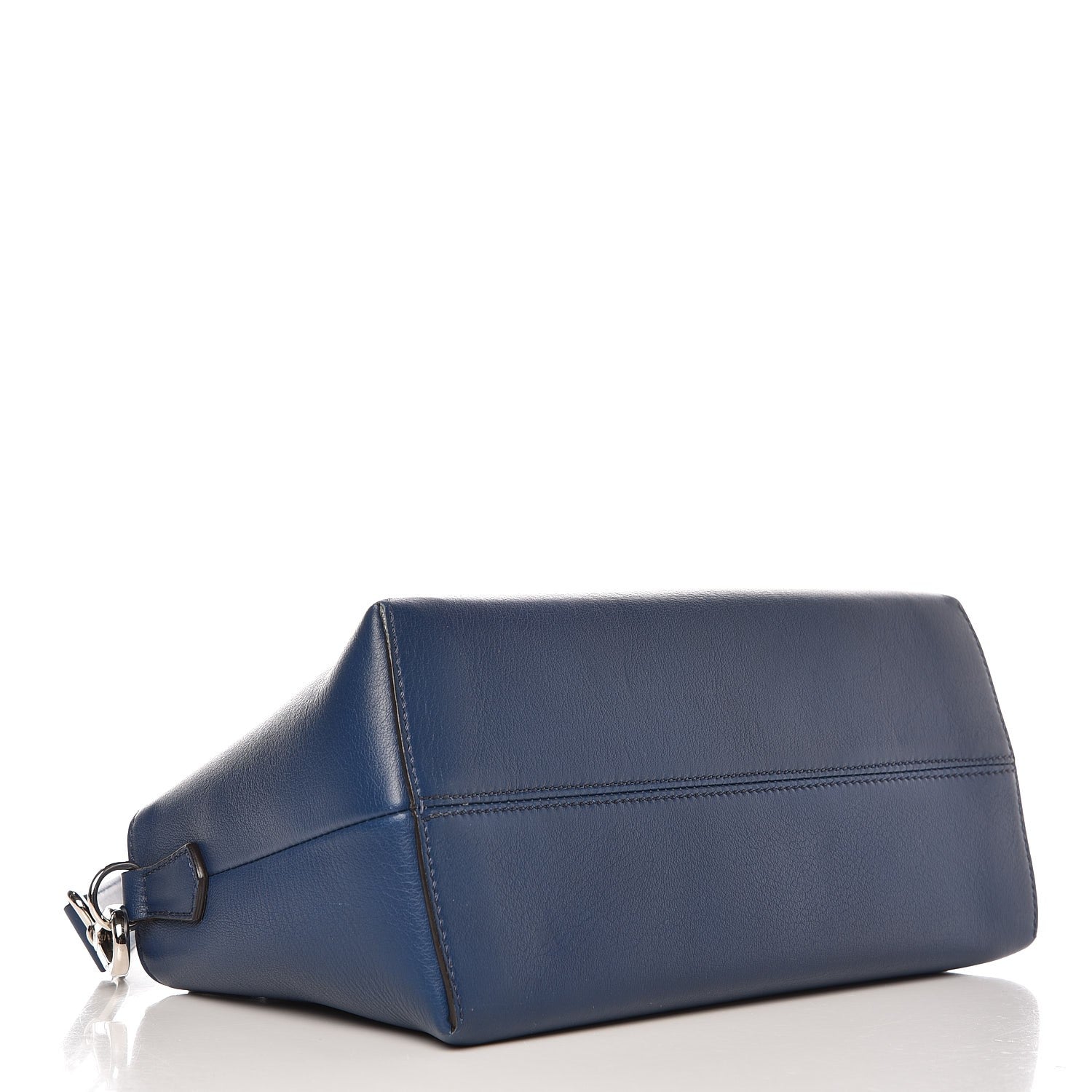 Fendi Vitello Dolce Marmol Medium By The Way Boston Bag Blue 4 of 9
