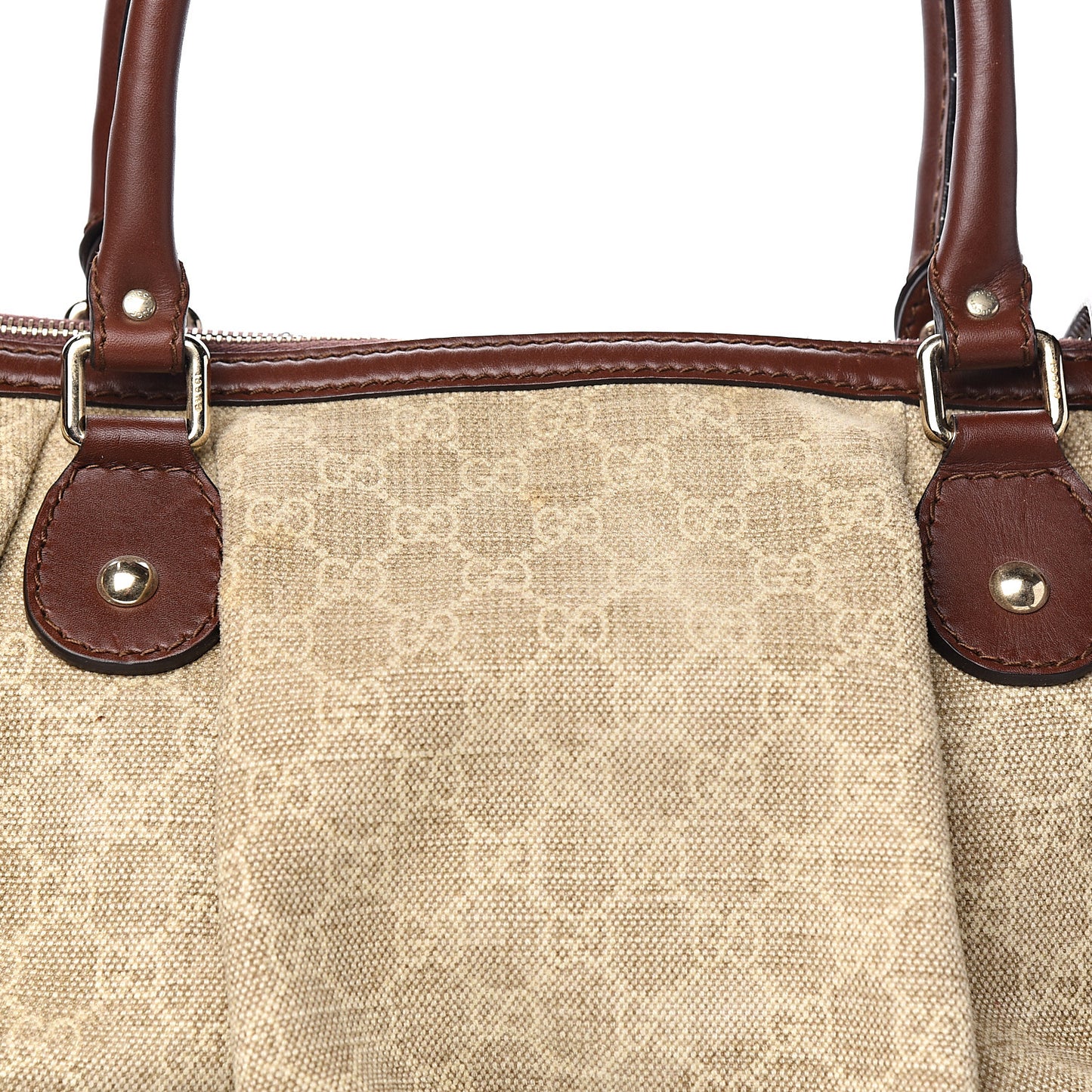 Monogram Cabinato Large Sukey Top Handle Brown