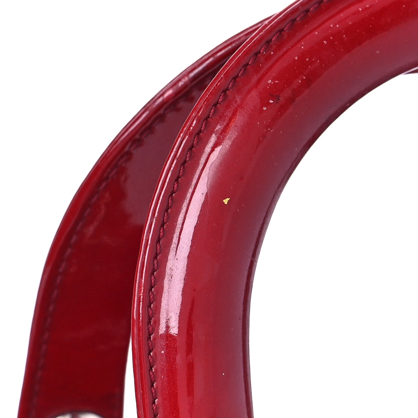 Patent Cannage Medium Lady Dior Red