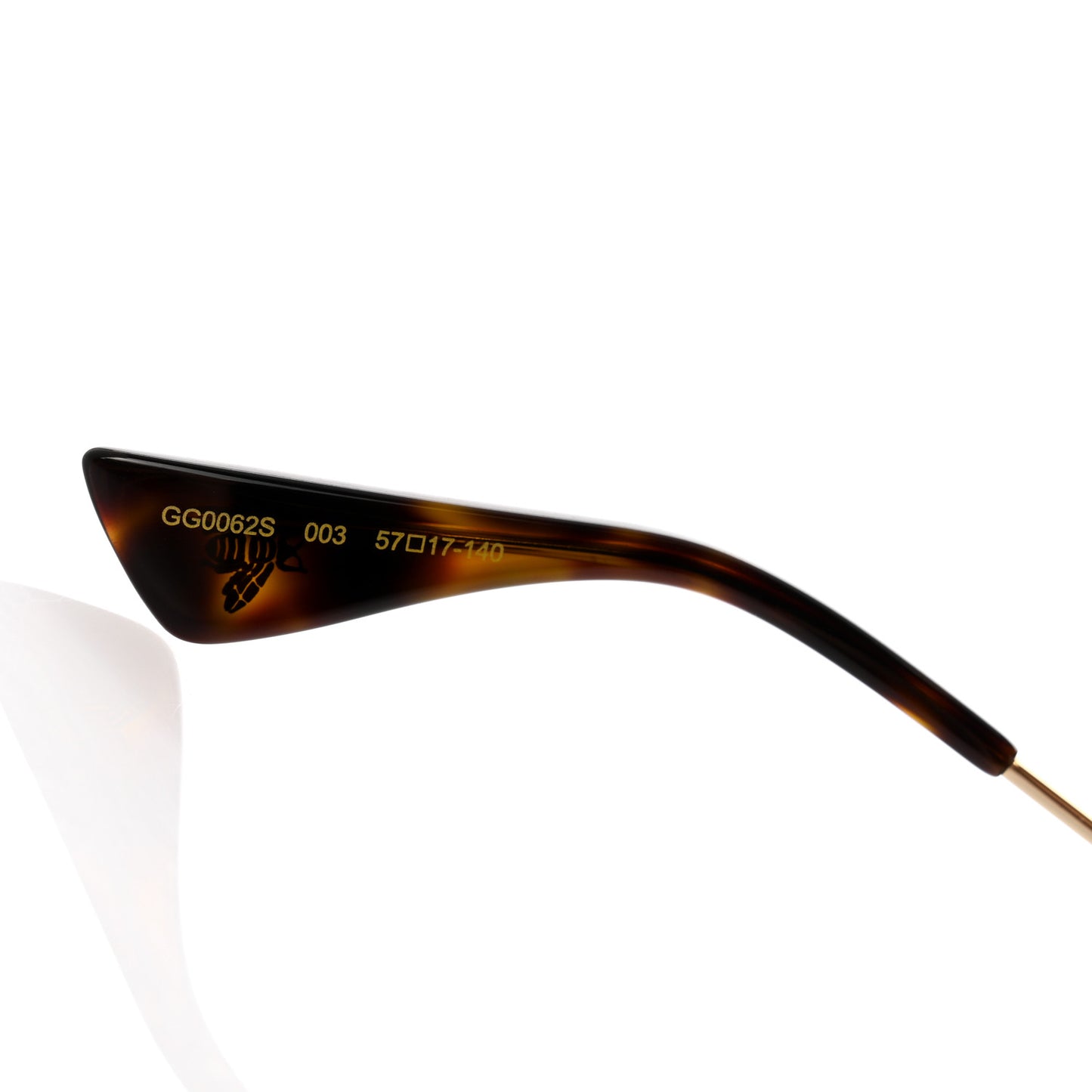 Acetate Web Aviator Sunglasses GG0062S Green Red