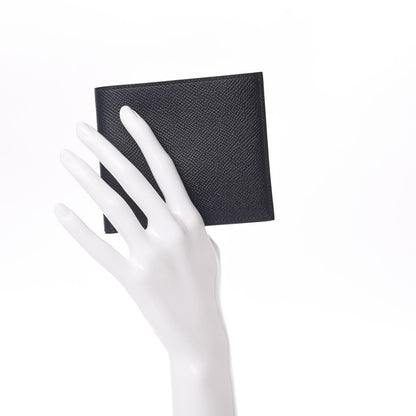 Hermes Epsom MC2 Copernic Compact Wallet Bleu Indigo Bleu Paradis 2 of 7