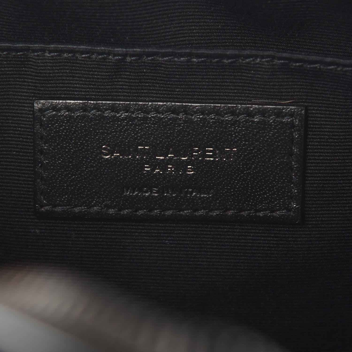Saint Laurent Calfskin Matelasse Monogram Lou Camera Bag Black 6 of 8