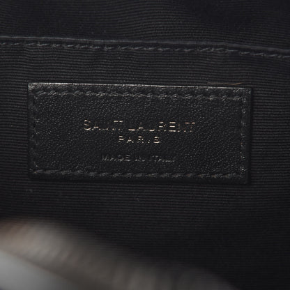 Saint Laurent Calfskin Matelasse Monogram Lou Camera Bag Black 6 of 8