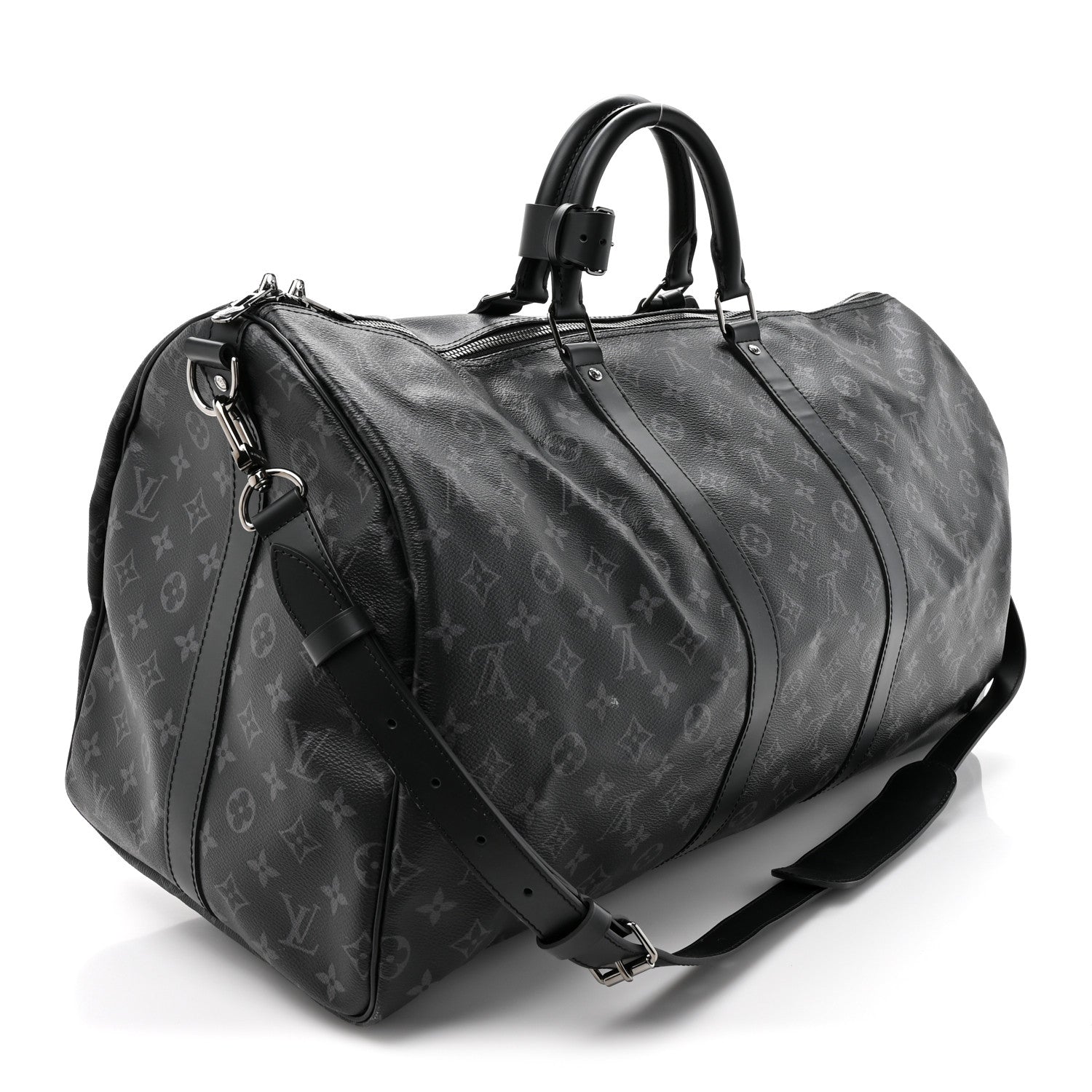 Louis Vuitton Monogram Eclipse Keepall Bandouliere 55 3 of 15