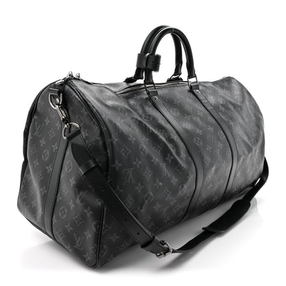 Louis Vuitton Monogram Eclipse Keepall Bandouliere 55 3 of 15