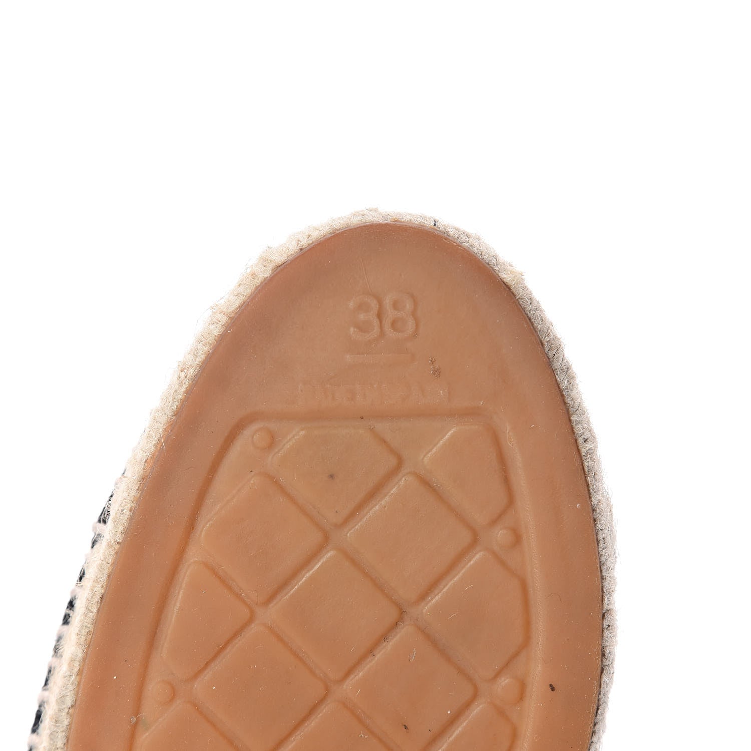 Chanel Canvas CC Espadrilles 38 Black 10 of 13