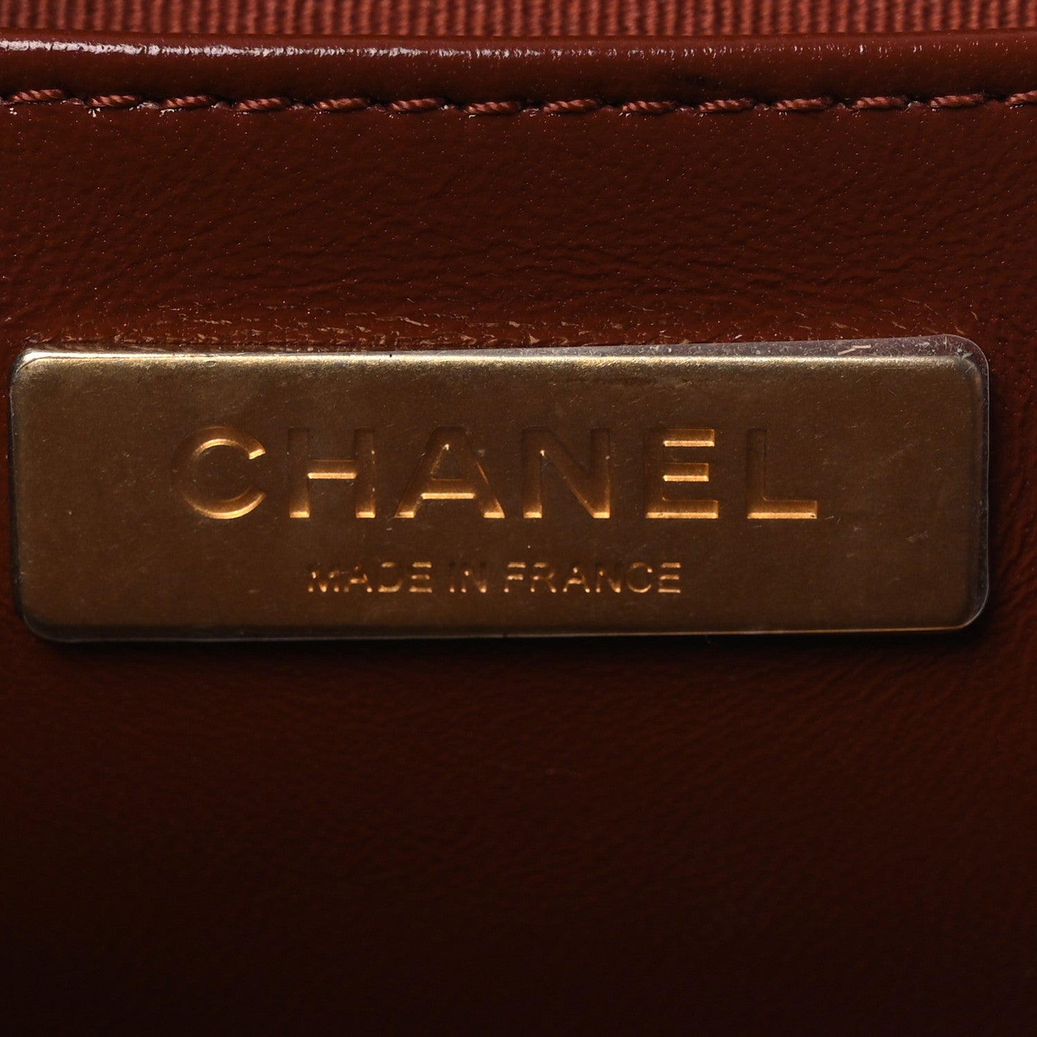 Chanel Shiny Lambskin Quilted Mini Cocodoc Top Handle Bag Brown 6 of 12