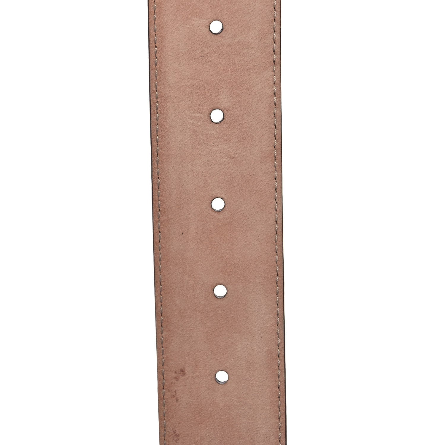 Gucci Calfskin Interlocking G 37mm Belt 80 32 Camelia 4 of 4
