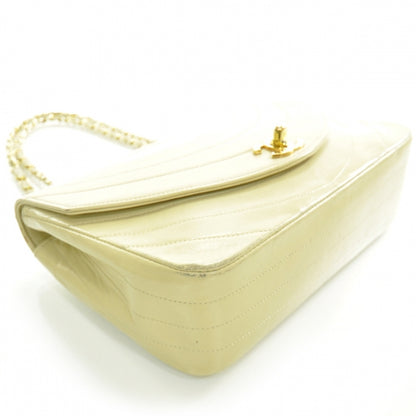 Chanel Lambskin Ribbon Stitched Flap Beige 5 of 12