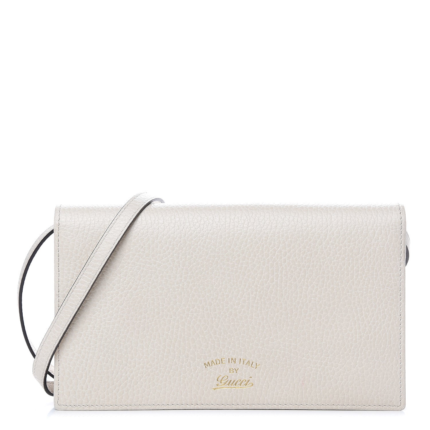 Gucci Dollar Calfskin Mini Swing Wallet Bag Mystic White 1 of 9