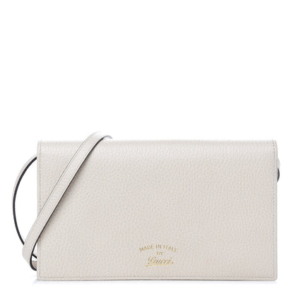 Gucci Dollar Calfskin Mini Swing Wallet Bag Mystic White 1 of 9
