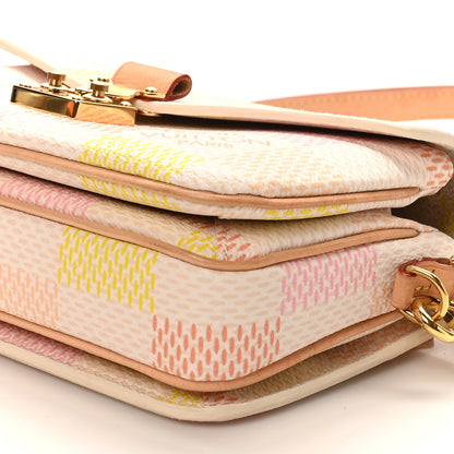 Louis Vuitton Damier Giant Pochette Metis East West Peach 9 of 10