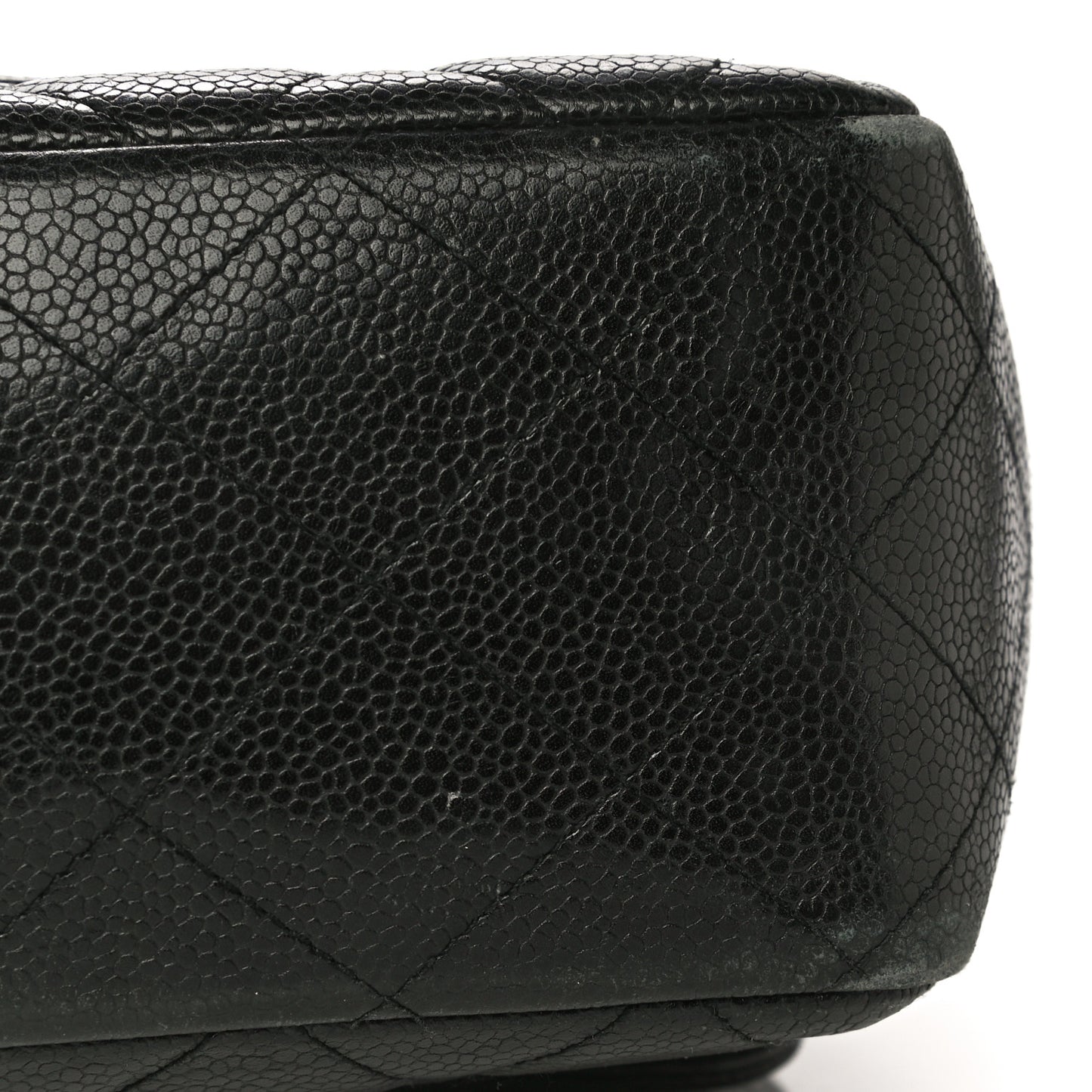 Caviar Quilted Jumbo Single Flap Black