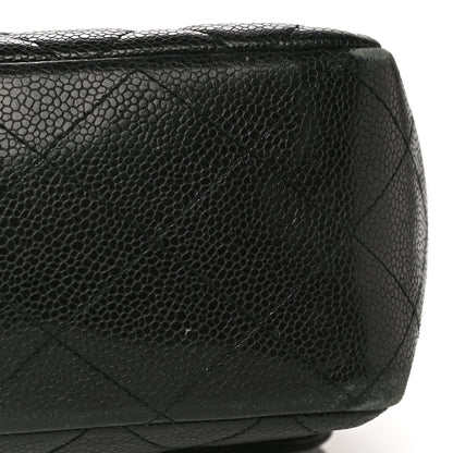 Chanel Caviar Quilted Jumbo Single Flap Black 24 of 25