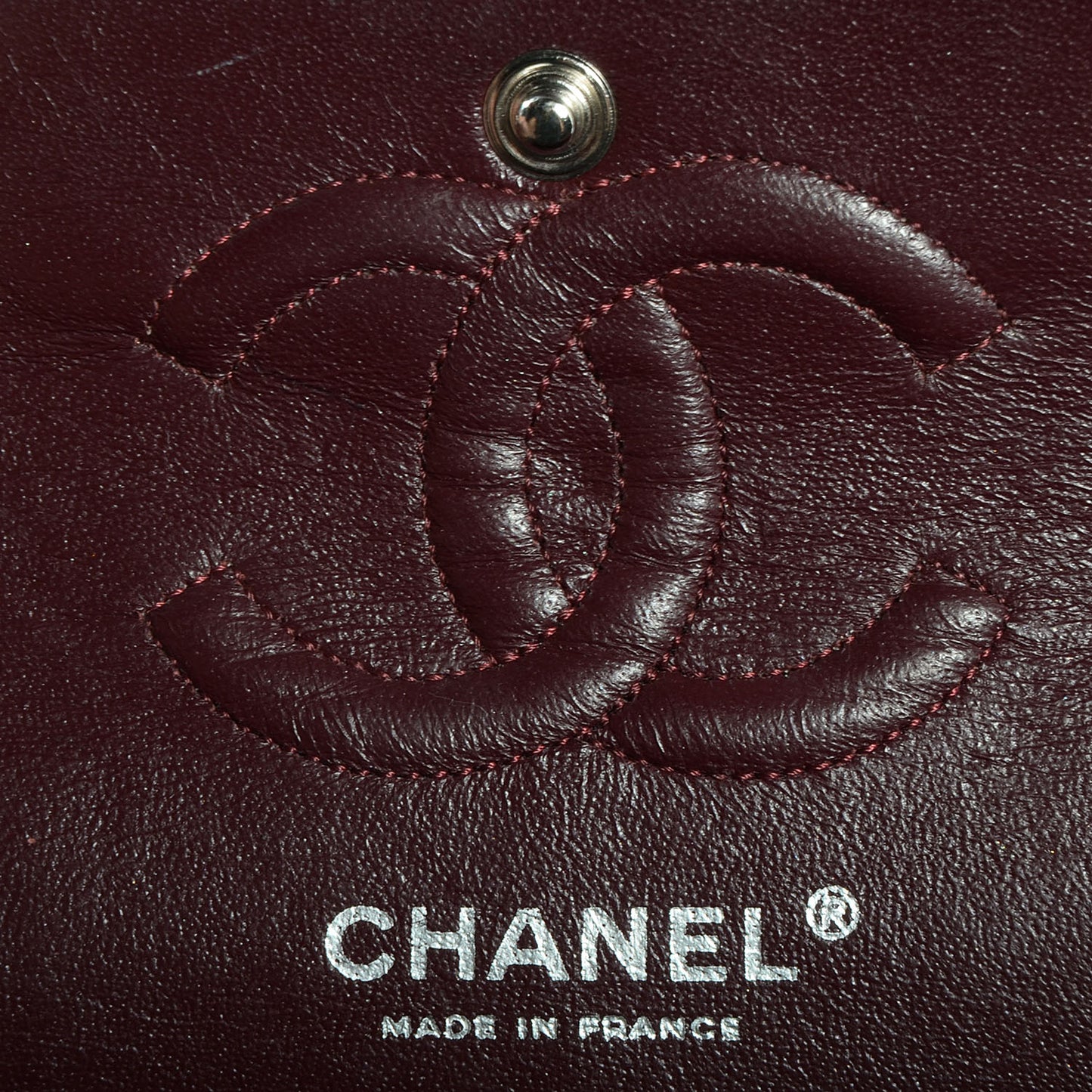 Lambskin Quilted Small Double Flap Black