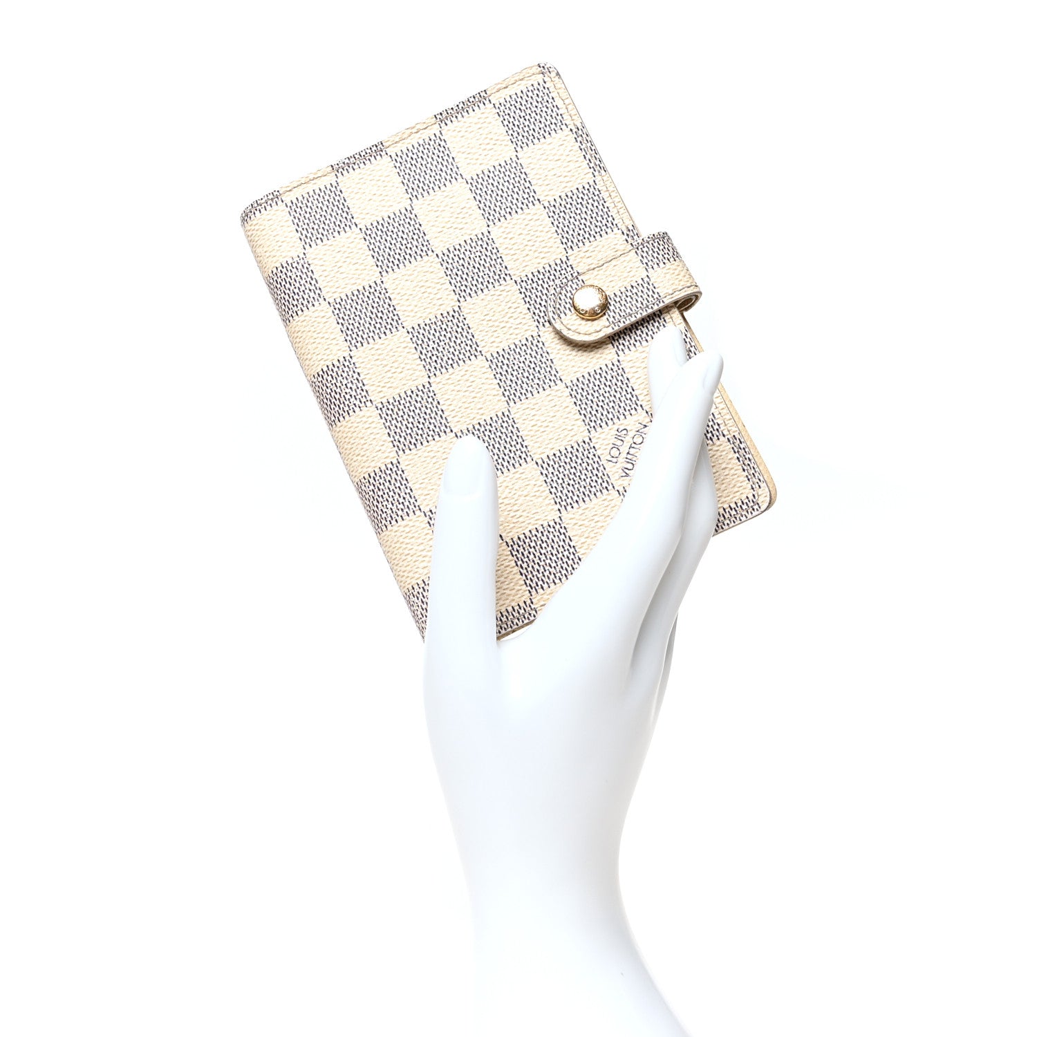 Louis Vuitton Damier Azur Small Ring Agenda Cover 2 of 10