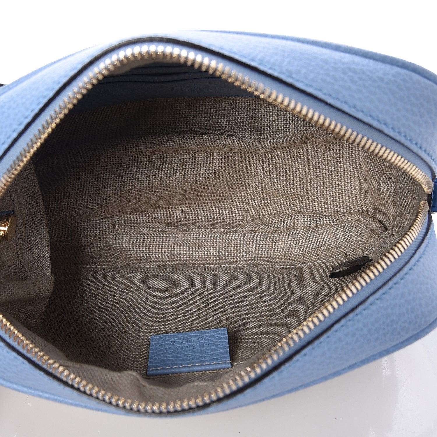 Gucci Monogram Mini Bree Messenger Bag Beige Mineral Blue 5 of 8