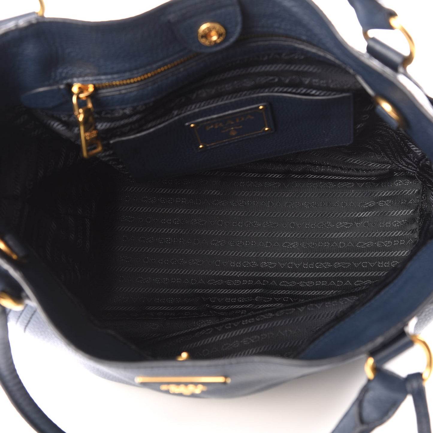 Vitello Daino Side Pocket Hobo Bluette