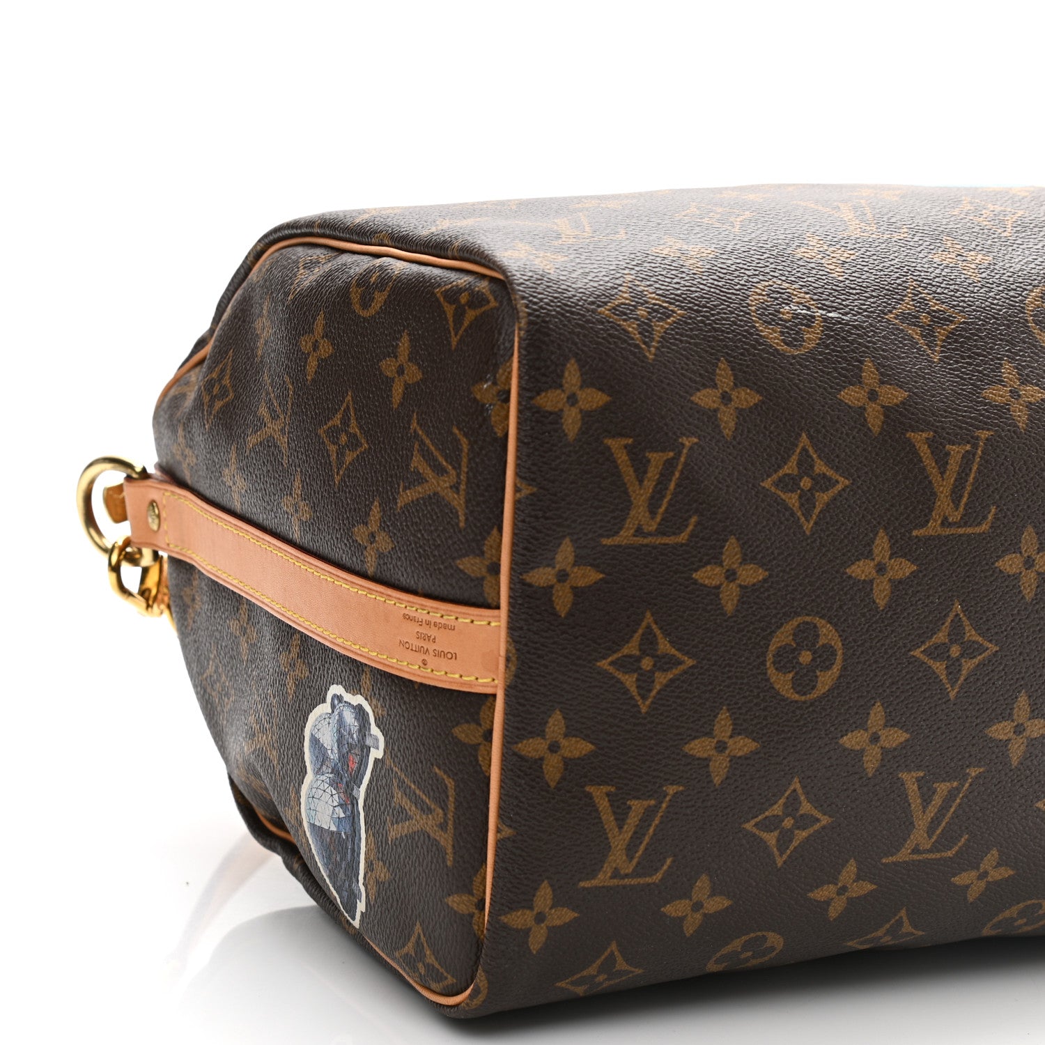 Louis Vuitton Monogram World Tour Speedy Bandouliere 30 9 of 15
