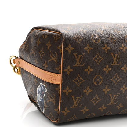 Louis Vuitton Monogram World Tour Speedy Bandouliere 30 9 of 15