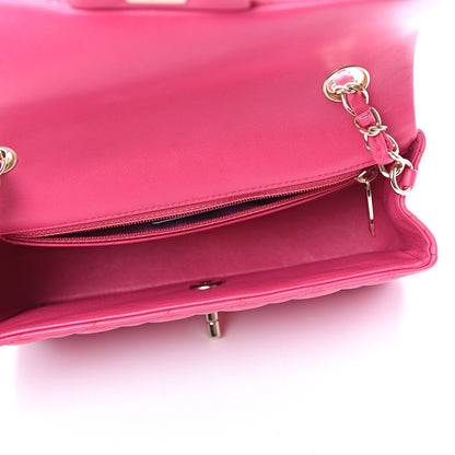 Chanel Lambskin Quilted Mini Rectangular Flap Pink 4 of 10