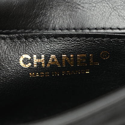 Chanel Aged Calfskin Quilted 2.55 Reissue Flap Belt Bag Clutch Black 6 of 10