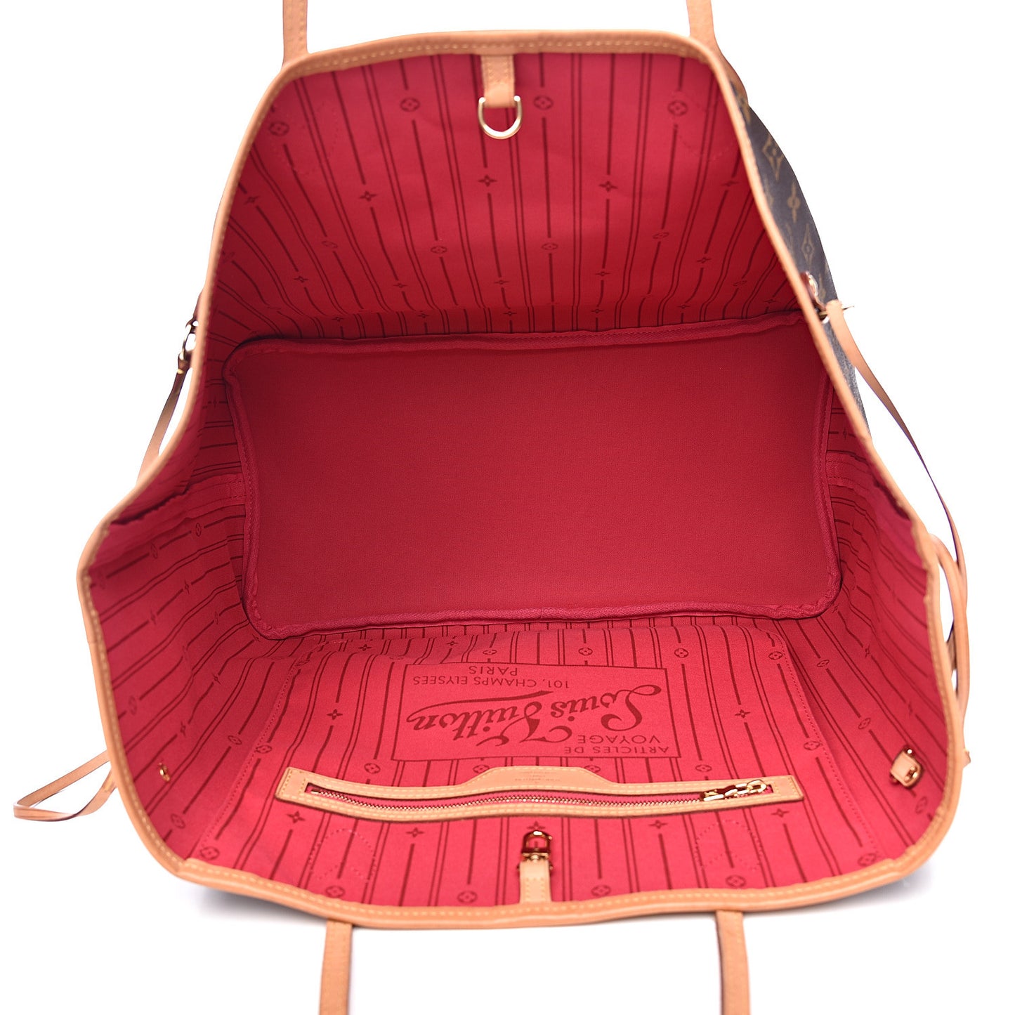 Monogram My LV Heritage Neverfull GM Red Magenta