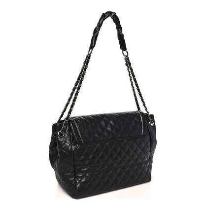 Chanel Calfskin Quilted Istanbul Accordion Large Flap Black 2 of 10