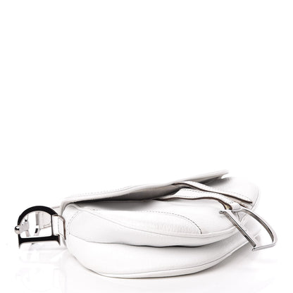 Christian Dior Calfskin Saddle Bag White 3 of 19