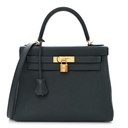 Hermes Togo Kelly Retourne 28 Vert Cypress 1 of 13