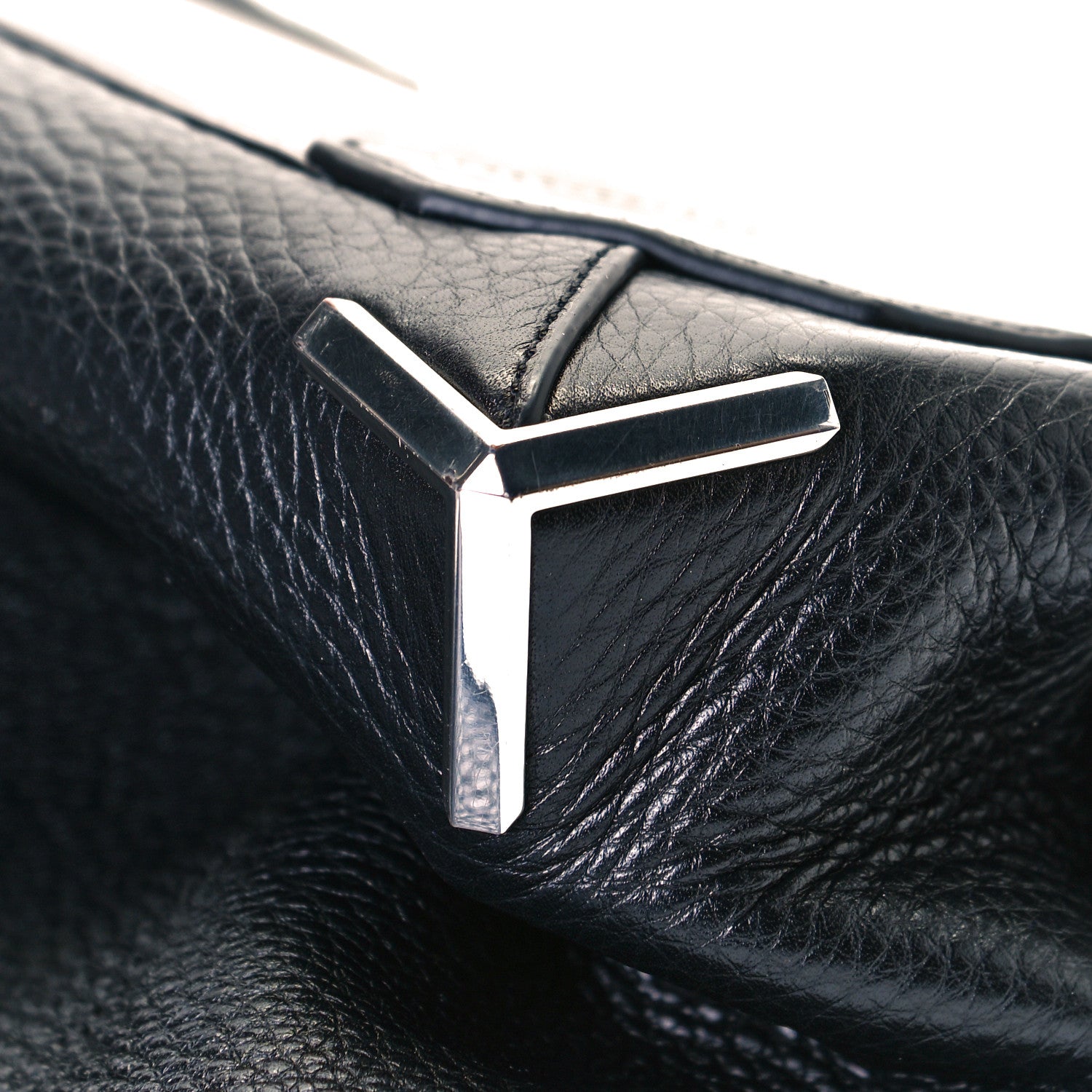Alexander Wang Pebbled Calfskin Large Prisma Skeletal Tote Black Silver Hardware 20 of 20
