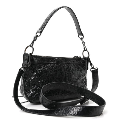 Balenciaga Metallized Agneau Arena Classic Hardware Mini Le City Moto Black 3 of 10