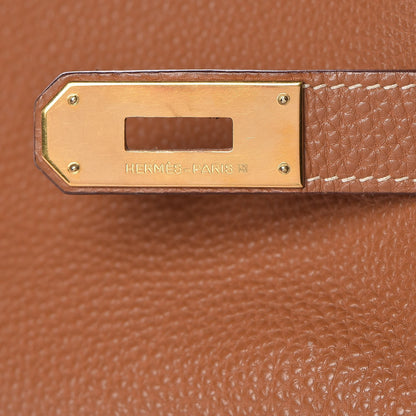 Hermes Fjord Kelly Retourne 40 Gold 28 of 41