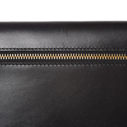 Prada Box Calfskin Envelope Wallet Black Fuoco 10 of 11