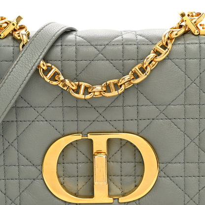 Christian Dior Calfskin Cannage Small Caro Bag Grey 8 of 11