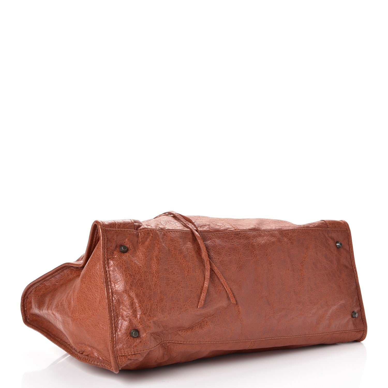 Balenciaga Agneau Classic Hardware Work Orange Brulee 4 of 7