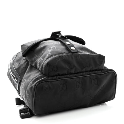 Gucci Econyl Nylon Monogram Off The Grid Backpack Black 4 of 10
