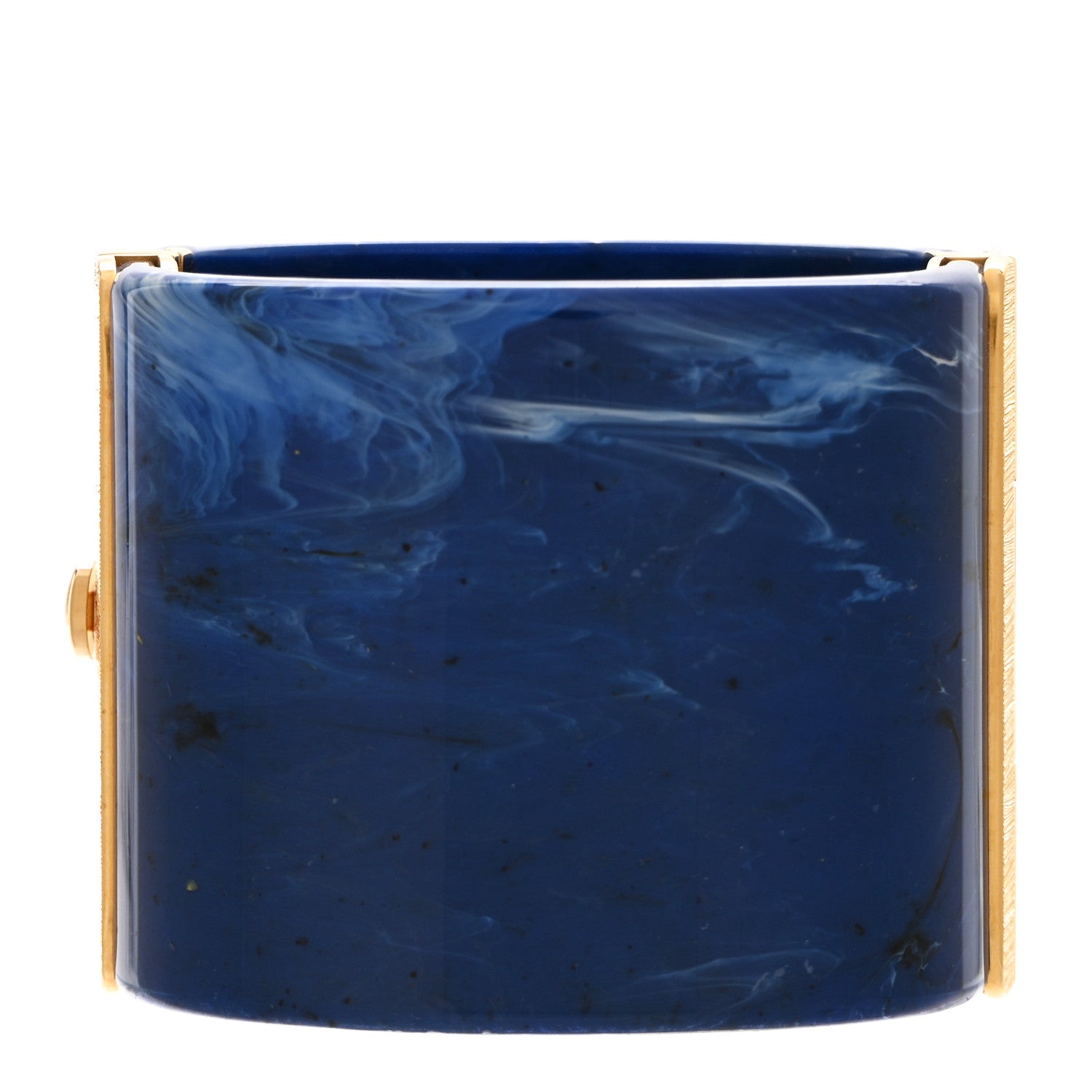 Chanel Resin CC Cuff Blue Multicolor 3 of 4