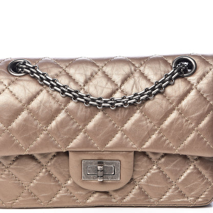 Chanel Metallic Calfskin Quilted 2.55 Reissue 224 Flap Gold 11 of 11