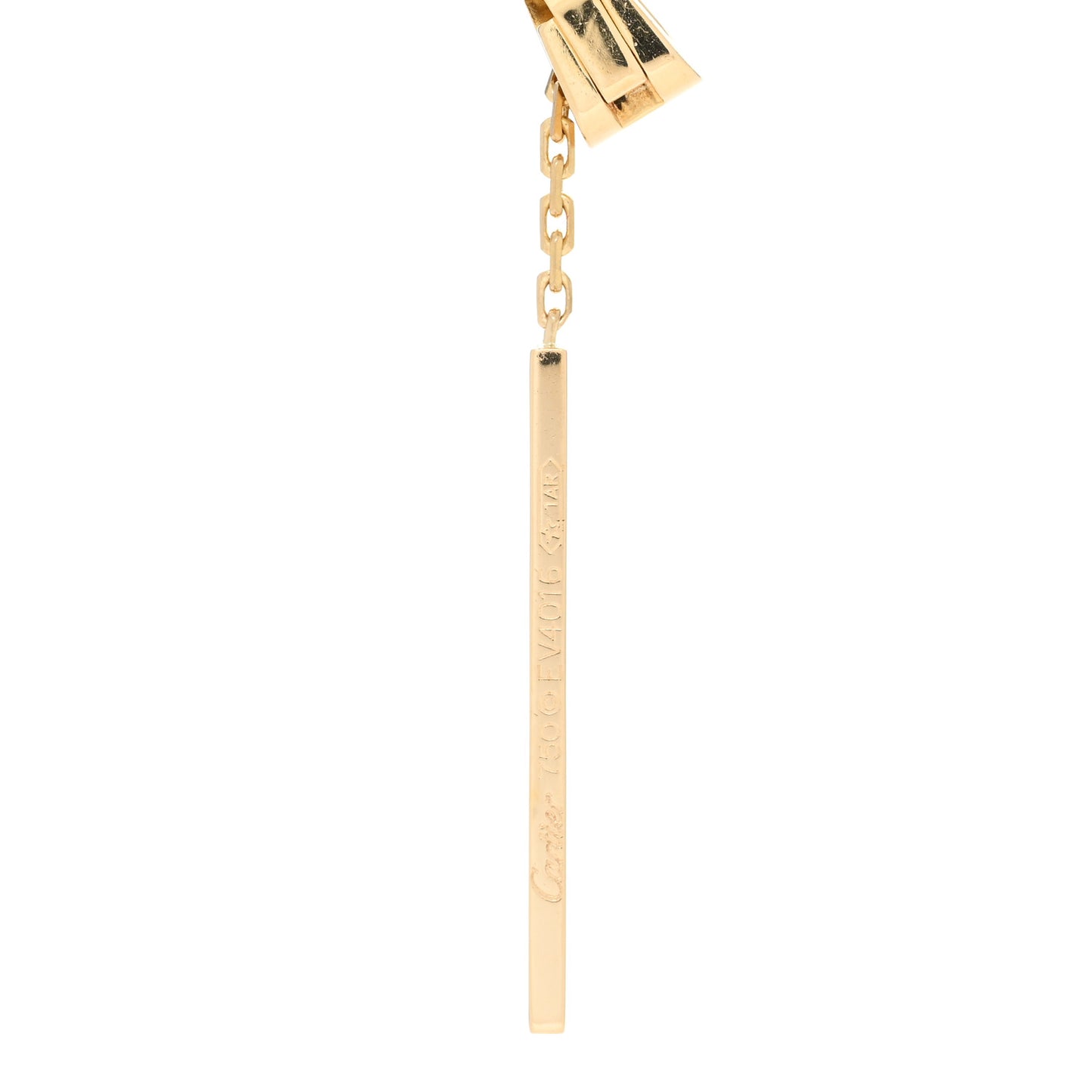 18K Yellow Gold LOVE Lariat Necklace