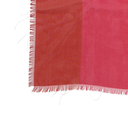 Burberry Silk Monogram Print Square Scarf Beige Pink 4 of 5
